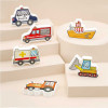 Numbers, Animals and Vehicles Interactive Board with Magnetic Fishing