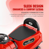 Ride-On Train Auto Walker Fun for Little Ones Red