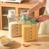 Airtight Food Storage Container with Measuring Cup – Grain Dispenser