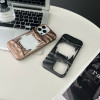 Tiger Teeth Matte Plated Frame iPhone Case
