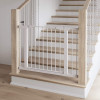 Safety Stairs/Door Gate Care For Baby Or Pets 75 CM Tall, And from 75 CM to 84 CM Wide Included Optional 30 CM Extension To Make It 105 CM To 114 CM Wide