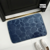 Pebble Stone Water Absorbent Mat (Medium Sky Blue)