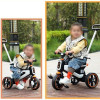 Tricycle Model For Kids With Rear HANDLE - 3010-T White