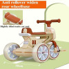 Tricycle Model For Kids With Rear HANDLE - 3010-T White