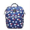 Water Proof Travel Diaper Bag Pack Flamingo Navy Blue