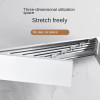 Retractable Wall Mounted Laundry Drying Rack by Hamzastore.pk