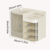 Multi-Compartment Cosmetic Organizer With Drawers