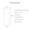 Transparent Acrylic Cotton Swab Box with Lid