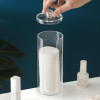 Transparent Acrylic Cotton Swab Box with Lid