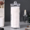 Transparent Acrylic Cotton Swab Box with Lid