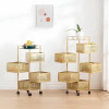 The Golden Edition Premium Metal Trolley by Hamzastore.pk