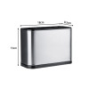 Stainless - Steel Cutlery Holder With Drain Rack