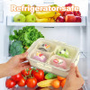 Premium acrylic airtight multi portion box
