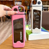 Square Classic Straw Water Bottle