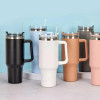 1200ml Tumbler with Handle Straw