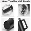 1200ml Tumbler with Handle Straw