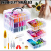 Multi Layer 18 grid plastic storage box