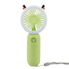 Mini Handheld Fan With LED