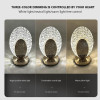Multi Color Chargeable Crystal Touch Lamp (Oval Shape)