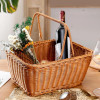 Vintage Style Braided Fruit & Bread Storage Basket