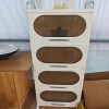 Multi-functional and Foldable Plastic Storage Cabinet Rack for Kitchens, Living Rooms, and Bedrooms