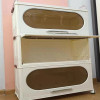 Multi-functional and Foldable Plastic Storage Cabinet Rack for Kitchens, Living Rooms, and Bedrooms