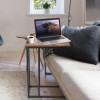 Wooden C Table And Side Table by Metallics Home