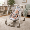 Ingenuity Convert Me Swing Seat Portable Baby Swing - Light Brown