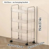 Clear acrylic smart trolley