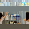 Clear acrylic smart trolley