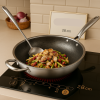 Stainless Steel Wok Pan – Non-Stick Honeycomb Design with Handle