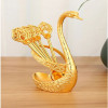 6pcs Gold Luxury Swan Coffee Set