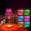 Crystal Colour Changing Lamp - Touch sensor - 16 colors