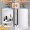 Corner Storage Cabinet (360? Rotatable)