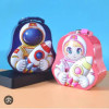FunBlast Piggy Bank for Kids – Space Theme Coin Box, Coin Bank with Lock and Key