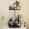 360Â° Rotatable Metal Storage Organizer by MATRIX
