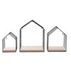 Hut Style Wall Shelf - Three Grills Style