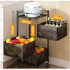 3-Tier Metal Vegetable Basket By Matrix