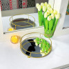 Classy Golden Vanity Display with Mirror by Hamzastore.pk