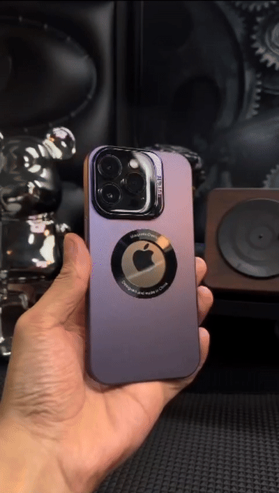 Premium Acrylic Invisible Kickstand Case With Lens Protector