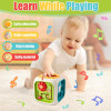 6 in 1 Activity Cube Box With Piano And Drum For Toddlers
