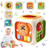 6 in 1 Activity Cube Box With Piano And Drum For Toddlers