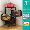 Round shape metal trolley