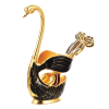 1 Set Swan Dessert Spoon Holder