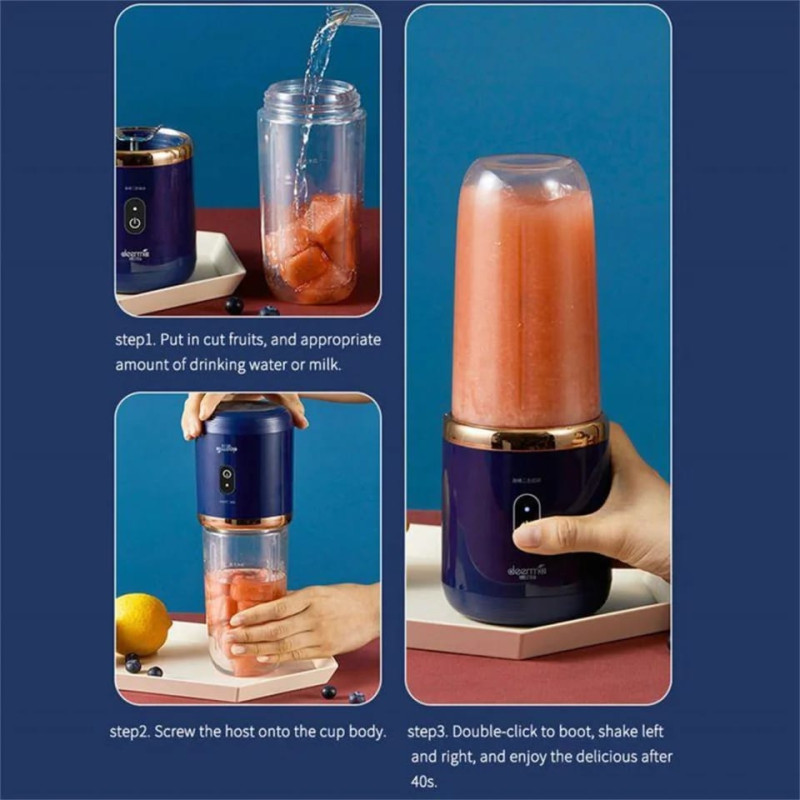 Smoothie blender with extra mug