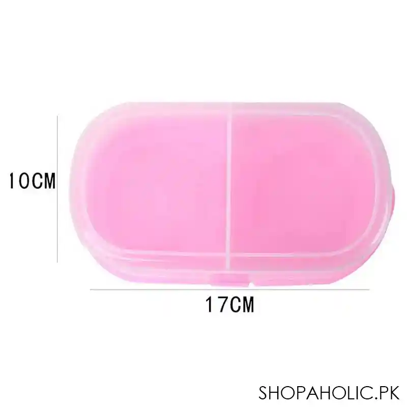 Splash Dual Slot Compartment Food Storage Box Container with Lids