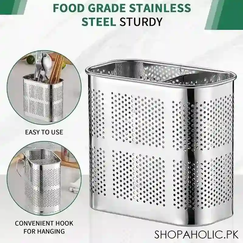 Stainless Steel Utensil Holder