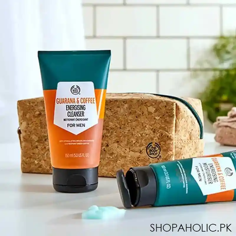 The Body Shop Men Guarana & Coffee Energising Cleanser, For Men, 150ml