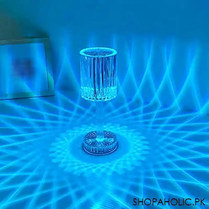 Touching Control Crystal Diamond Table Lamp