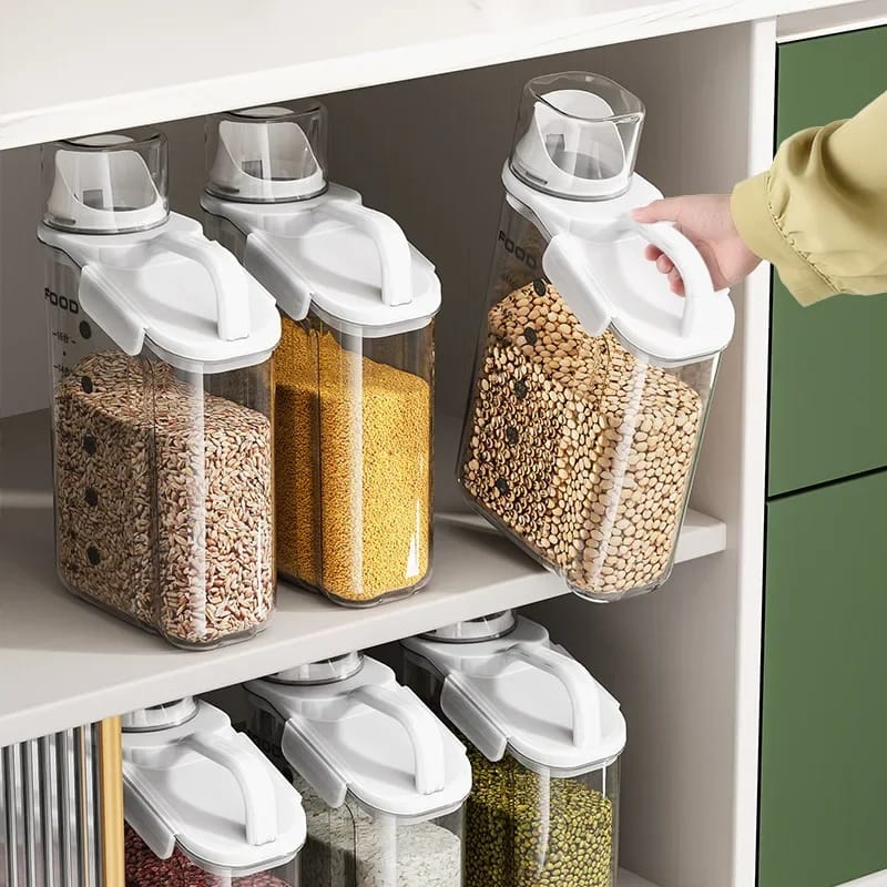 Transparent Sealed Storage Jar